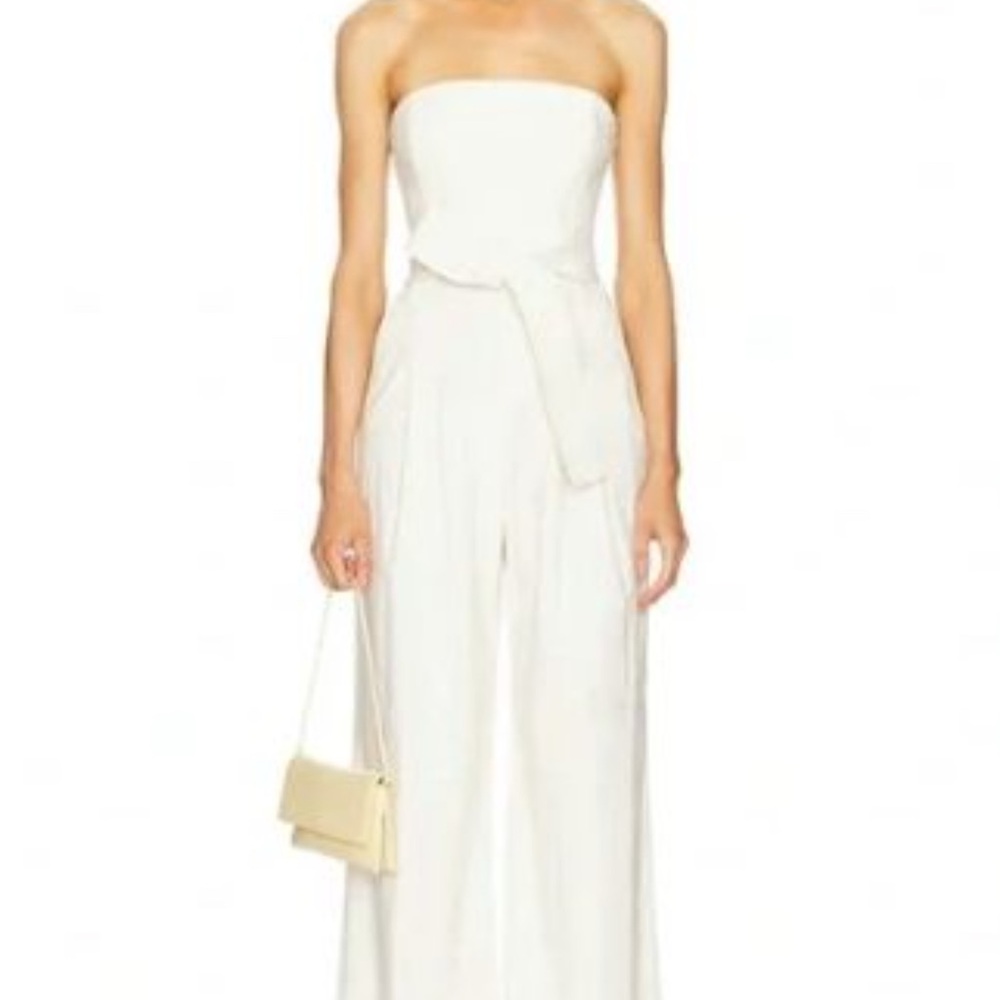 Lucy Paris White Natalie Jumpsuit